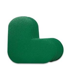 セーフラン 5Sフロア表示ステッカー  グリーン 緑 100×100mm 10枚セット 区画表示 5S管理