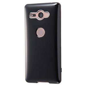 イングレム XperiaTM XZ2 Compact TPUソフトケース Colorap/ブラック IN-RXZ2COCP1/B