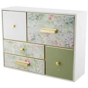 ロイヤルアーデン 卓上 チェスト グリーンガーデン 10×33.5×25cm 70637