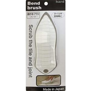 アイワ 浴室掃除用ブラシ MT曲がるブラシ 日本製 ホワイト 17×6×4