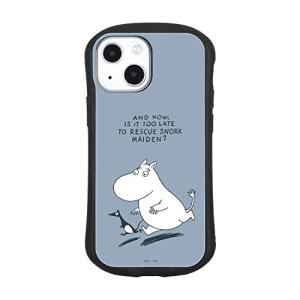 グルマンディーズ ムーミン iPhone13 mini/12 mini対応 ハイブリッドガラスケース ムーミン MMN-70A