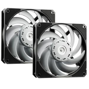 XPG VENTO PRO 120 PWM ケースファン 12cm 120mm 2個セット  VENTOPRO120PWM-DS