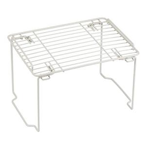 リバティーコーポレーション シンク下 シンクまわり キッチンラック ワイヤー 積み重ね棚 足折れ式 ミニ ワ