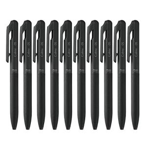ぺんてる 油性 ボールペン Calme 0.5mm ブラック 黒インキ 10本 BXA105A-A