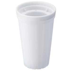 ライクイット ( like-it ) 製氷皿 クラッシュアイスメーカー Ф8.9×高14.2cm ホワイト 日本製 STK-07L