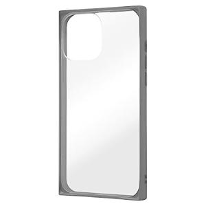 レイ・アウト 2021 iPhone 13 Pro Max 耐衝撃ハイブリッド Pufful スクエア/ブラック ケース / カバー