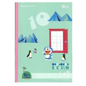 ショウワノート ドラえもん 学習帳 B5判 10mm方眼罫 5冊パック 緑 KS-10G*5