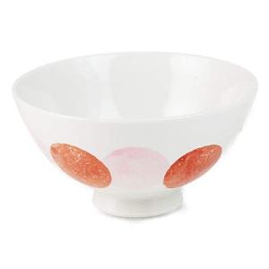 ランチャン(Ranchant) 飯碗 ミニ 茶碗 (赤) マルチ 丸紋つなぎ N912613 [ファイ]10.5×5.4cm 波佐見焼 日本製