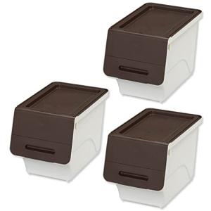 サンカ 収納ボックス フロック スリム 30 N ブラウン 色  squ+ fr-S30NBR/WH-3 日本製