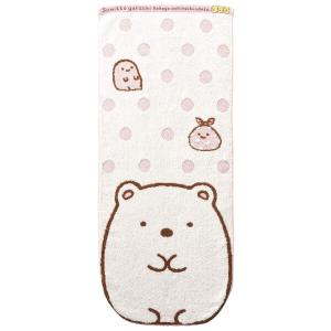 丸眞 フェイスタオル すみっコぐらし 34×80cm ドットしろくま 綿100% 6575009900