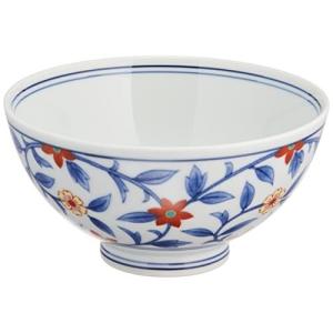 ランチャン 茶碗 マルチ Φ11.5x6cm 更紗紋 有田焼 日本製