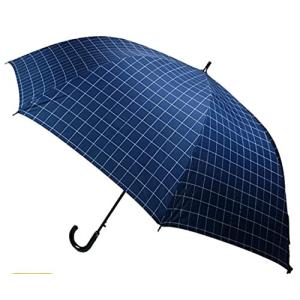 ベーシックスタンダード 傘 メンズ 長傘 大きい 親骨 80cm 直径140cm 丈夫 軽量 グラスファイバー骨 ワンタッチ