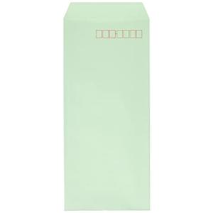 スズキ紙工業 封筒 カラー 長形4号 100枚 KN4-100P-GR グリーン