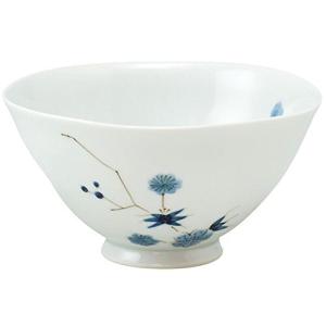 山下工芸 藍松竹梅 飯碗 大 12.3×6.8cm 16064450