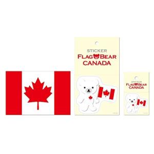 ムーングラフィックス ステッカー ポストカード 国旗 カナダ SET50