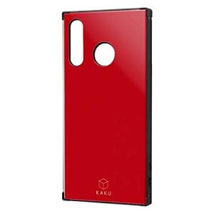 イングレム HUAWEI P30 lite/HUAWEI P30 lite Premium 耐衝撃ハイブリッドケース KAKU/レッド