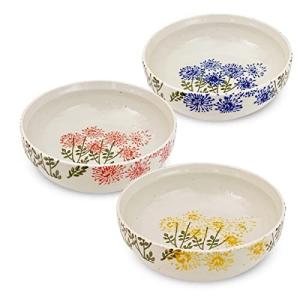 J-kitchens 波佐見焼 小鉢 中 3個 セット 勲山窯 カルスク ボウル M 直径 12.5×高さ 4.4cm 電子レンジ対応 食洗機対応