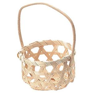 ちどり産業 バスケット ナチュラル 5X5Xh8cm 竹バスケット 27-59