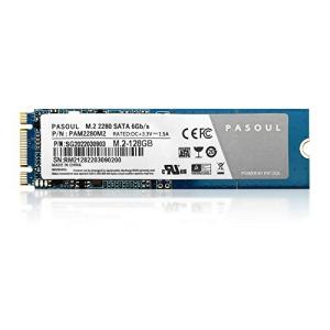PASOUL SSD 128GB SATA M.2 2280 6GB/sに準拠 3D TLC 最大読取り530MB/s 最大書込み400MB PAM2280M2-128