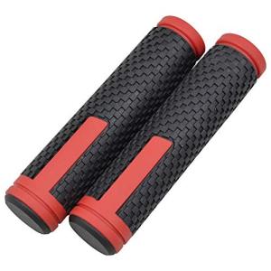 ノグチ 自転車 グリップ  左右セット レッド