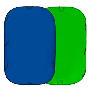 Lastolite 折り畳み式 クロマキー背景リバーシブル 1.8 x 2.1m ブルー / グリーン LL LC5987