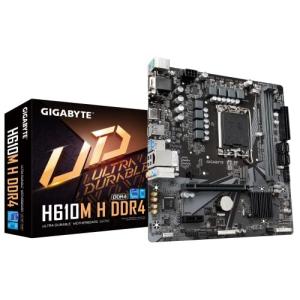 GIGABYTE H610M H DDR4/A マザーボード Micro-ATX  第12世代CPU対応 MB5775 ブラック