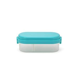 三好製作所 GEL-COOL plus クリアランチボックス 保冷剤一体型 ドーム M ゴルゴンゾーラブルー 0101-0227