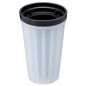 ライクイット  製氷皿 クラッシュアイスメーカー Ф8.9×高14.2cm ブラック 日本製 STK-07L 細かい氷がつく