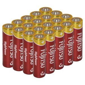 ファイン 災害救助用品 単3形 1.5V 富士通 アルカリ 乾電池 FUJITSU BATTERIES 20本 パック LR6FH20P