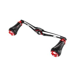 カスタムハンドル シマノ ベイトリール用 ヴァーテックス 100mm 左右共用 レッド 釣り リール カスタムパ