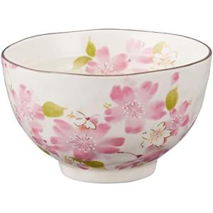 セラミック藍 華みさと 飯碗 ピンク サイズ：約11 H6.6 03465