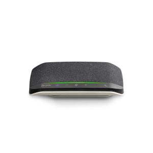 Poly スピーカーフォン USB-A/USB-C接続 会議 テレワーク PC/Mac/スマートフォン対応 Microsoft Teamsボタン搭