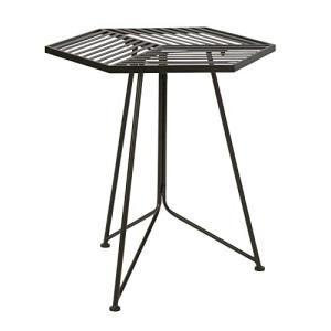 武田コーポレーション  ブラック 66.8×66.8×70.7 ヘキサガーデンテーブル HXG-70TBK