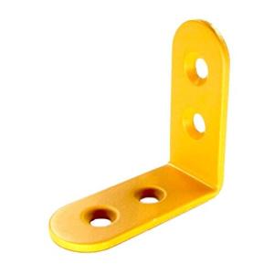 MYST カラー取付金具 オレンジ色 幅15×長さ36×36×厚み2mm  DIY用