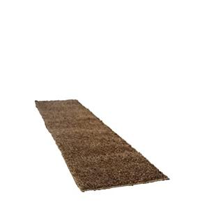 スミノエ キッチンマット ブラウン 45×180cm 防ダニ 滑り止め クロスシャギーマット 13138901