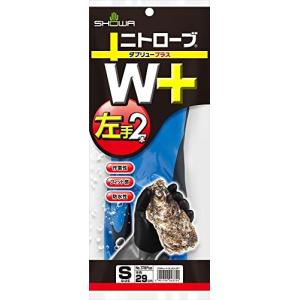 ショーワグローブNo.378Plusニトローブ W+ 左手 ブルー Mサイズ 2本
