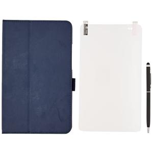 株式会社GLOW Qua tab QZ8 ケース キュアタブ 3点セット 2つ折りノーマルケース 33690-06