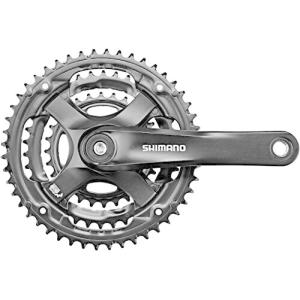 シマノ クランクセット FC-TY501 ブラック 48X38X28T 175mm 8S/7S/6S  対応BB 四角軸 122.5mm EFCTY501E888XLB