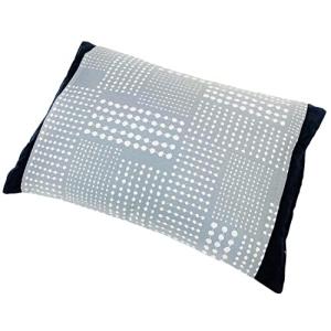 MORIPiLO そばがら 枕 ひのきの香りのそば殻まくら 綴り波紋GY 01.スタンダード型