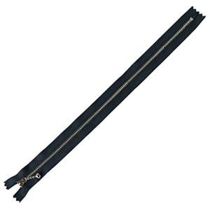 Y.K.K 玉付きファスナーシルバー 30cm col.560 紺 10本入り 3N30-560