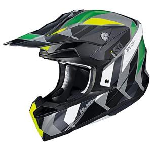 HJC バイクヘルメット オフロード BLACK/FLUO YELLOW i50 VANISH HJH223