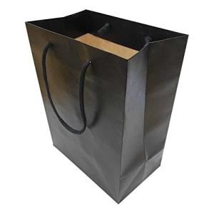 エヒメ紙工 ペーパーバッグ NCRA-MS-BL-10P 黒 10枚入