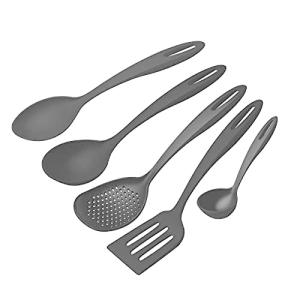 トラモンティーナ キッチンツール 5点セット アビリティ ブラック スパチュラ おたま ターナー ナイロン樹脂