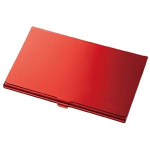 ナカバヤシ Digio2 メモリーカードケース アルミ SDカード 1枚   microSDカード 6枚 収納 レッド Z2944
