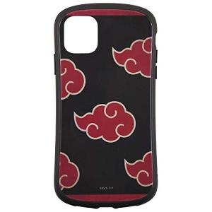 グルマンディーズ バンダイ NARUTO-ナルト- 疾風伝 iPhone11/XR対応ハイブリッドガラスケース 暁(あかつ