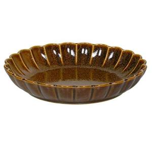 TAMAKI フローレ カレーパスタ ブラウン 直径22.3×奥行22.3×高さ4cm 660ml 電子レンジ 食器洗浄機対応 T-931271