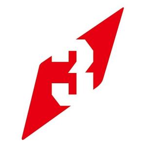 ワールドウォーク MT-09TRACER専用フロントゼッケン 赤×白3 tracer-zekken_rw3