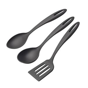 トラモンティーナ キッチンツール 3点セット アビリティ グレー スパチュラ おたま レードル ナイロン樹脂 耐