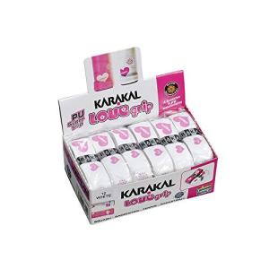 KARAKAL グリップ 全ラケットスポーツ対応 PU SUPER LOVE GRIP BOX 12 白色 12個1セット KJ 681W 白