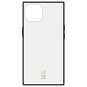 イングレム AQUOS sense4 / sense4 lite / sense4 basic / sense5G /耐衝撃ハイブリッドケース KAKU /ねこ_ライトブルー IQ-CAQSE4K